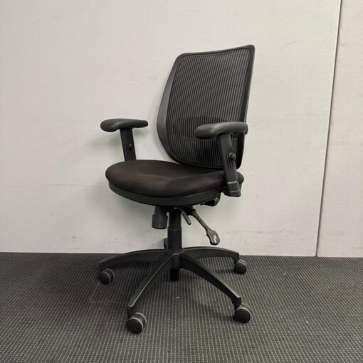 Mesh Back Black Office Chair - 5 available - Image 2