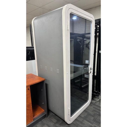 Soundproof Single Spacepod Phonebooth Desk LED Light Electric Outlet - 1 available - Image 4