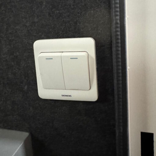 Soundproof Single Spacepod Phonebooth Desk LED Light Electric Outlet - 1 available - Image 10