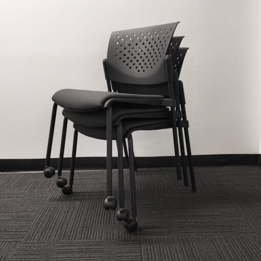 Meeting Training Chair with Castors Stackable - 5 available