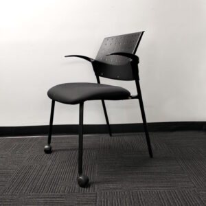 Meeting Training Chair with Armrests & Castors - 1 available