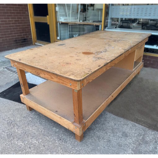 Wooden Work Bench - 2420W x 1220D x 870H - SOLD - Image 3