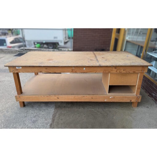 Wooden Work Bench - 2420W x 1220D x 870H - SOLD - Image 2