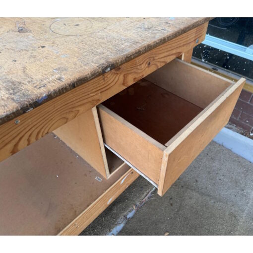 Wooden Work Bench - 2420W x 1220D x 870H - SOLD - Image 5