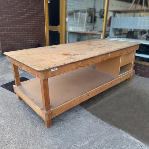 Wooden Work Bench - 2420W x 1220D x 870H - SOLD