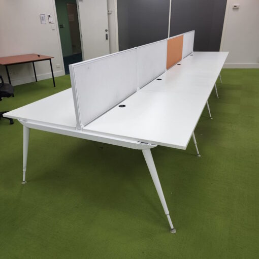 8 Person Desk - 4800 x 1665 - 1 available - Image 2