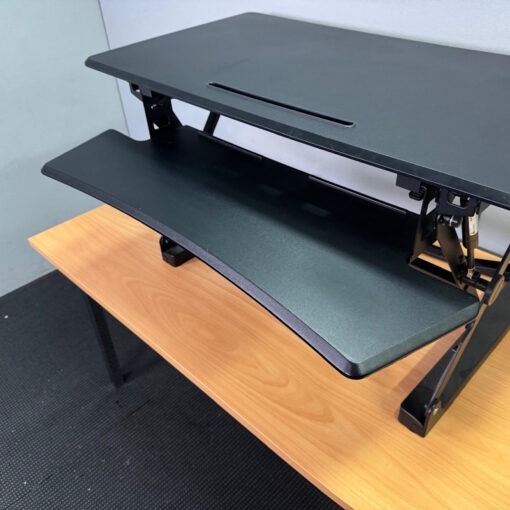 Sit Stand Desk Black 1180W - 4 available - Image 8
