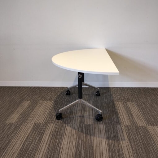 Semi Circle Flip Top Meeting Table - 1500 x 750 - 16 available - Image 2