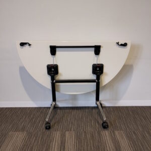Semi Circle Flip Top Meeting Table - 1500 x 750 - 16 available