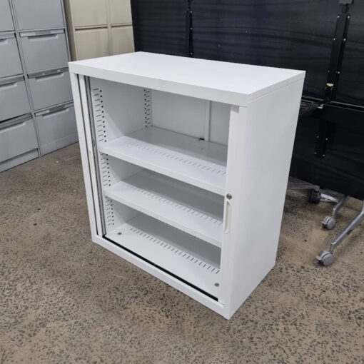 Tambour Door Cabinet – 900W x 975H x 460D - 1 available - Image 4