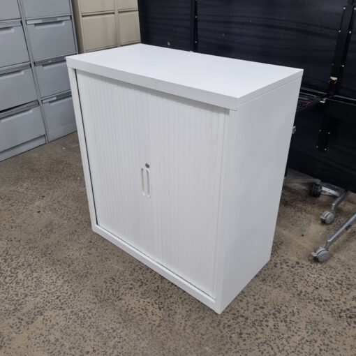 Tambour Door Cabinet – 900W x 975H x 460D - 1 available - Image 2