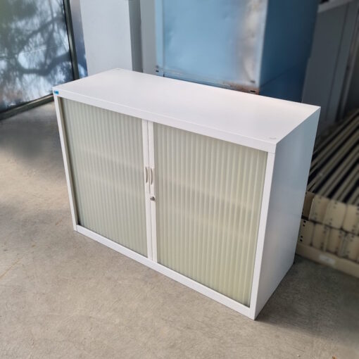 Tambour Door Cabinet Bosco - 1200W x 890H x 480D - 2 available - Image 2
