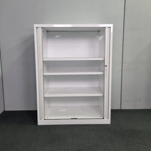 Tambour Door Cabinet - 900W x 1200H x 500D - SOLD - Image 4