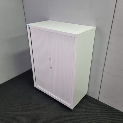 Tambour Door Cabinet Bosco with Castors - 900W x 1275H x 500D - 1 available - Image 2