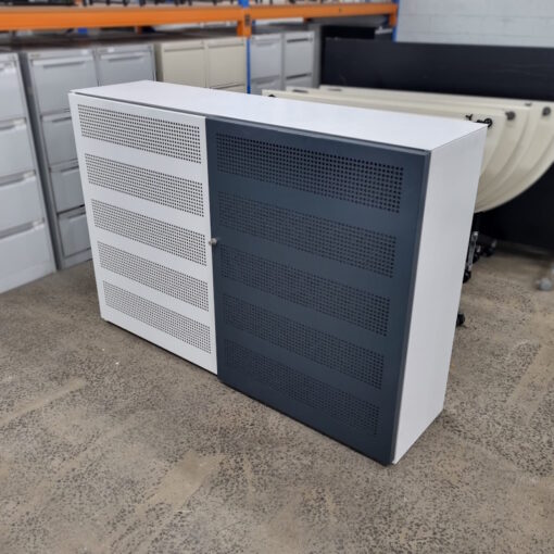 Planex Linea Sliding Door Steel Cabinet - 1800W x 500D x 1225H - 3 available - Image 3