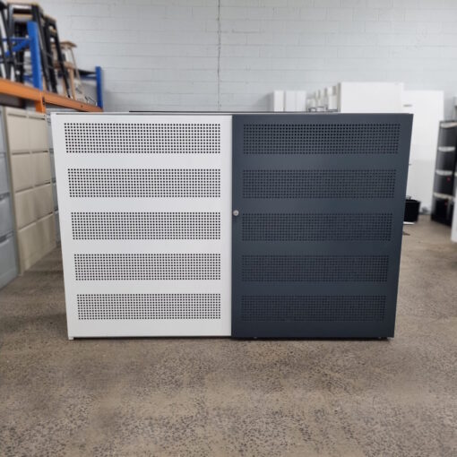 Planex Linea Sliding Door Steel Cabinet - 1800W x 500D x 1225H - 3 available