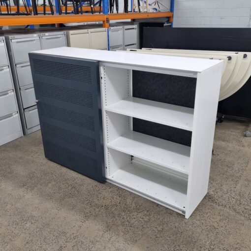 Planex Linea Sliding Door Steel Cabinet - 1800W x 500D x 1225H - 3 available - Image 5
