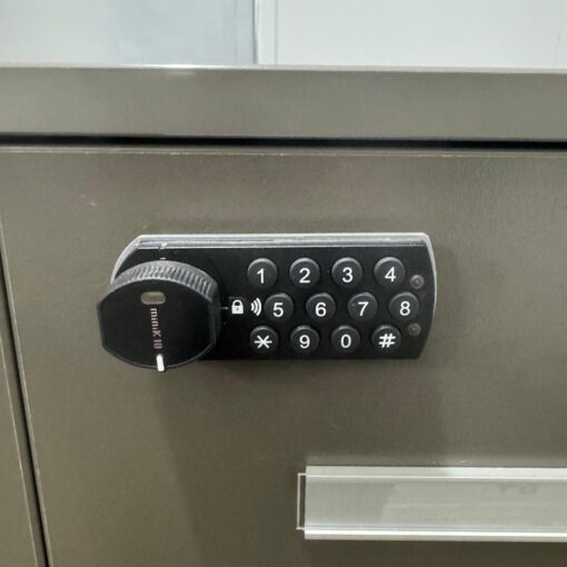 4 Doors Timber Locker Cabinet with Digital Lock - 29 available - Image 4