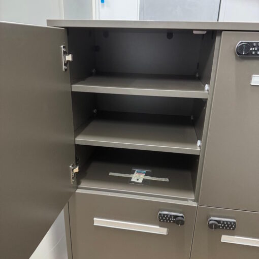 4 Doors Timber Locker Cabinet with Digital Lock - 29 available - Image 7