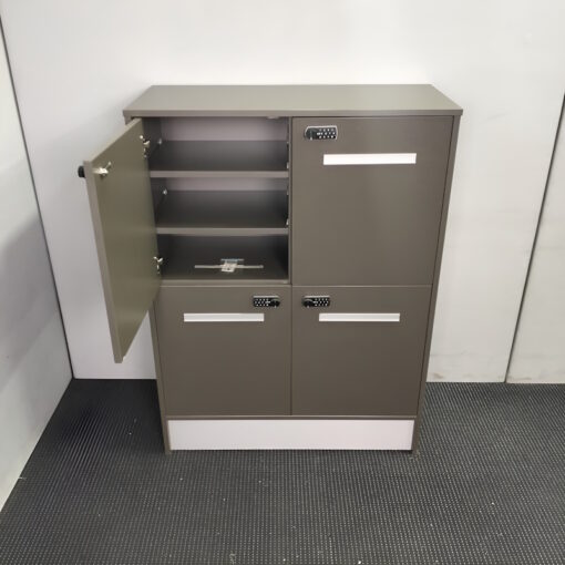 4 Doors Timber Locker Cabinet with Digital Lock - 29 available - Image 5