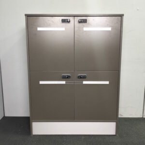4 Doors Timber Locker Cabinet with Digital Lock - 24 available