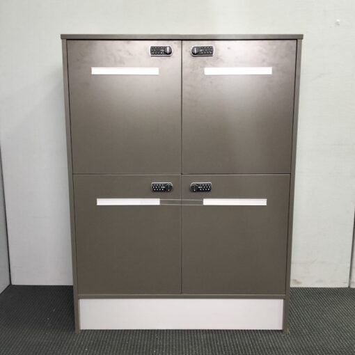 4 Doors Timber Locker Cabinet with Digital Lock - 29 available