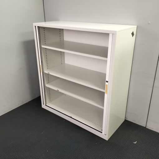 Tambour Door Cabinet – 1200W x 1300H x 500D - 1 available - Image 2