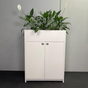 Stationery Cupboard with Planter Box - 900W x 450D x 1200H - 8 available