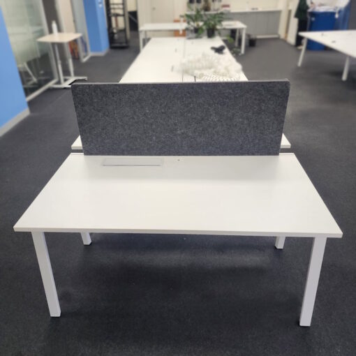 2 Person Desk with Partition 1500 x 1550 - 1 available - Image 2