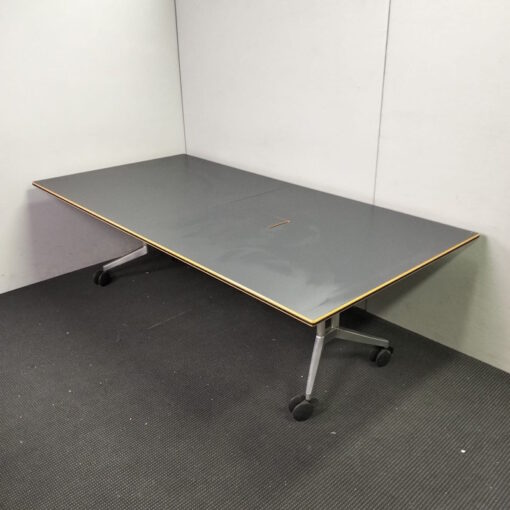 Wilkhahn Mobile Folding Meeting Room Table 2400 x 1200 - SOLD - Image 2