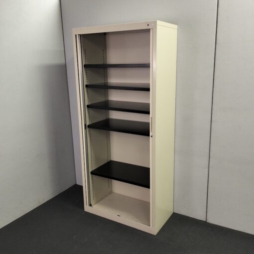 Tambour Door Cabinet - 900W x 1980H x 460D - 1 available - Image 3