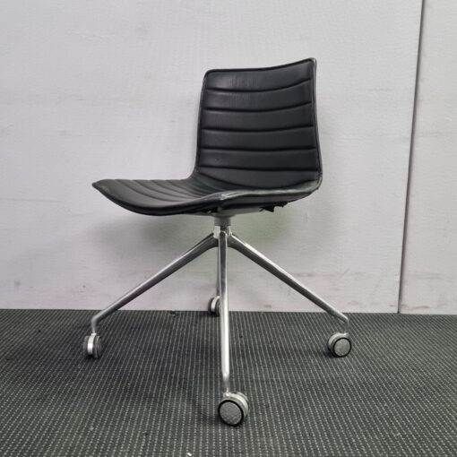 4-Way Castor & Swivel Office Chair - 2 available - Image 2