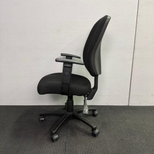 Black Office Chair with Armrests - 27 available - Image 3