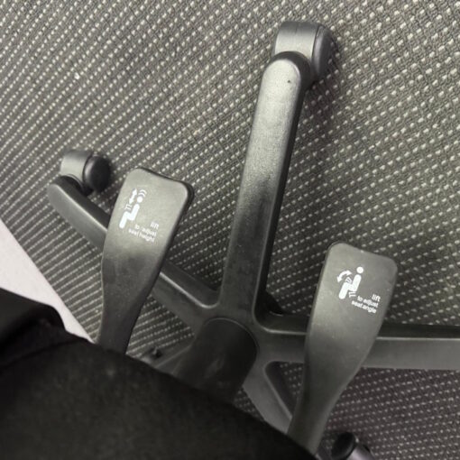 Black Office Chair with Armrests - 27 available - Image 7