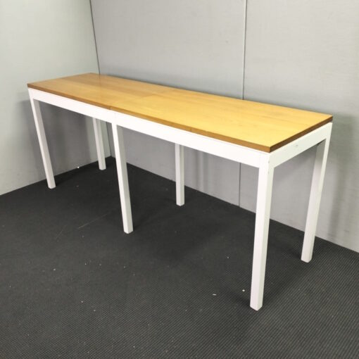 Tall Wooden Table / Bench - 2400 x 650 x 1010H - 2 available - Image 2