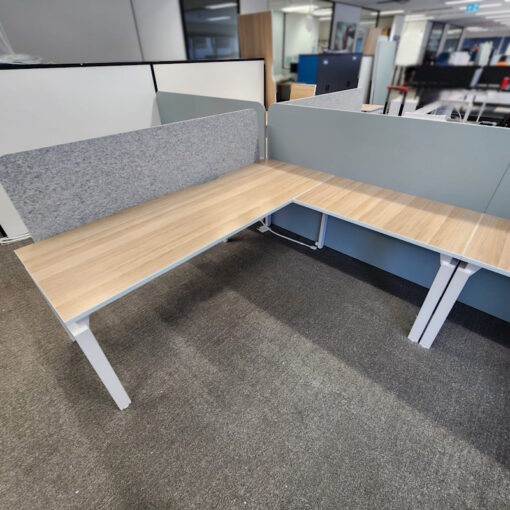 Desk and Return - 2100 x 1800 - 20 available