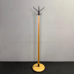 Vintage Industrial Solid Wood Hat and Coat Stand - 1 available