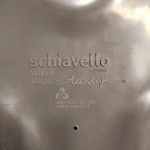 Retro Schiavello Plastic Wave Stool - 7 Colours available - Image 9