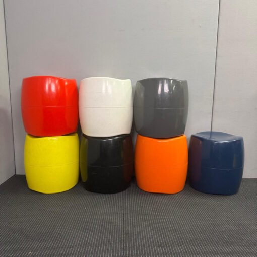 Retro Schiavello Plastic Wave Stool - 7 Colours available - Image 11