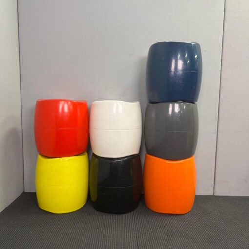 Retro Schiavello Plastic Wave Stool - 7 Colours available - Image 12