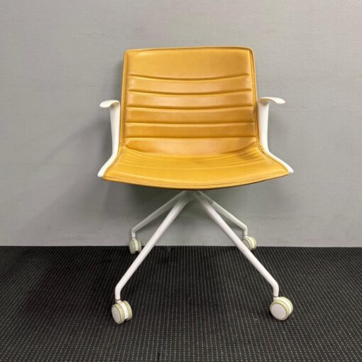 4-Way Castor & Swivel Office Chair - 6 available - Image 4