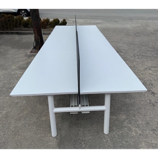 6 Person Desk with Partitions - 4500 x 1620 - 1 available - Image 4