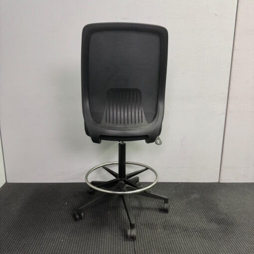 Ergonomic Drafting Sit Stand Chair Black - 58 available - Image 4