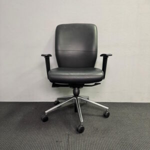 Leather Black Office Chair STEM - 10 available