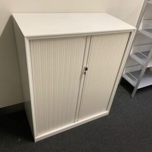 Tambour Door Cabinet - 900W x 1100H x 450D - 1 available