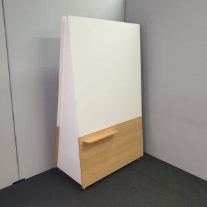 Mobile Wedge Thought Board Whiteboard - 1900 x 1140 - 1 available