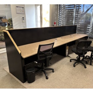 2 Person Desk 4060mm x 750mm - 1 available