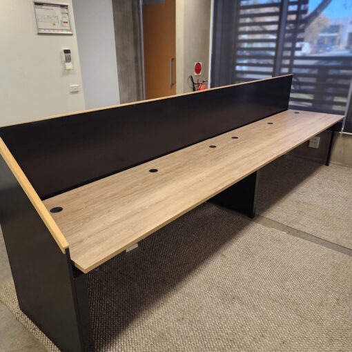 2 Person Desk 4060mm x 750mm - 1 available - Image 2