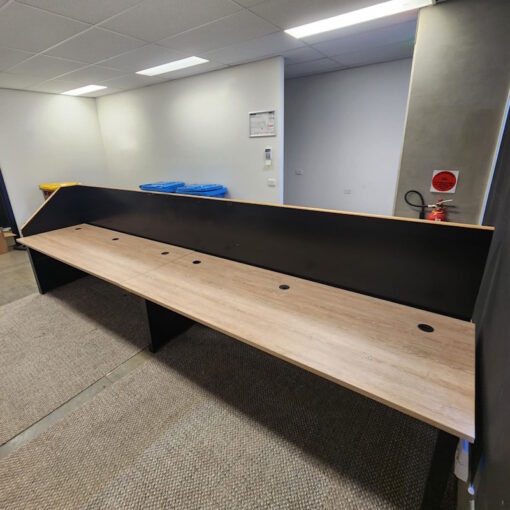 2 Person Desk 4060mm x 750mm - 1 available - Image 3