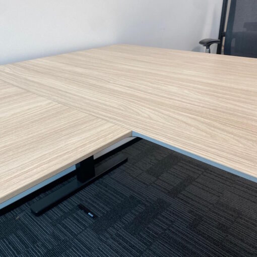 Electric Height Adjustable Desk & Return 2500 x 1600 - 2 available - Image 4